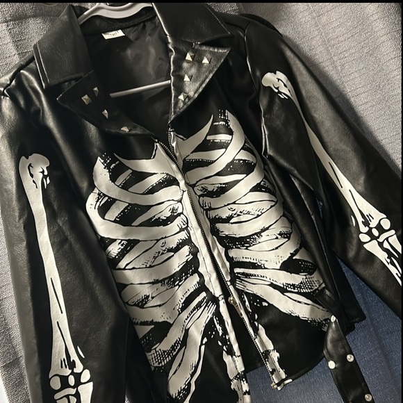 Punk Rock Skeleton Jacket EUC - Picture 13 of 13